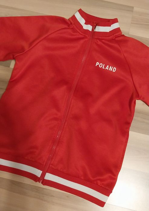 Zestaw dla kibica biało-czerwony rozm. 122