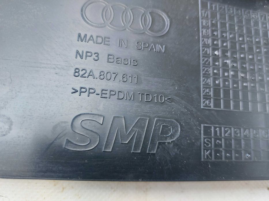 Spoiler dokładka Audi A1 82A nowy oryginał