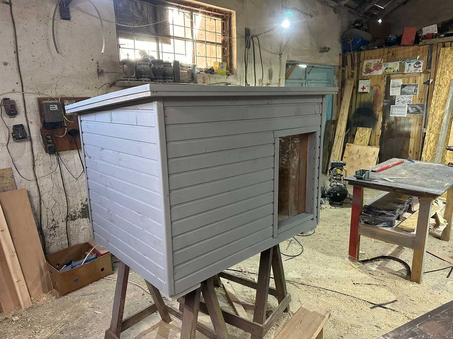 Буда для Кане Корсе Алабая Овчарки утеплені | 75, 85, 95, 107, 123 см