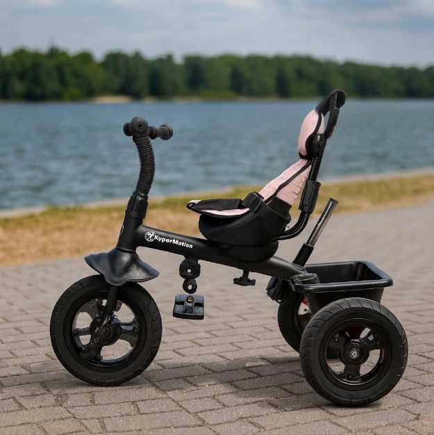 Mocny XXL Rower Trójkołowy Dziecięcy Pchacz Obracane Siedzisko Rower