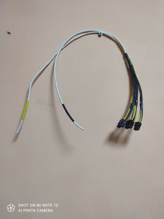 Коса кабель распайки серверного блока 6+2 pin