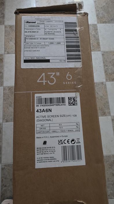 SmarTV Hisense 43" polgadas