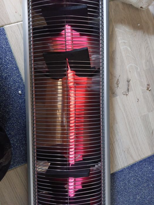 Rising Sun 2500W Promiennik Podczerwieni Srebrny