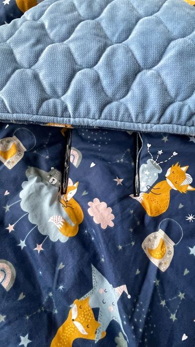 Otulacz jesienno zimowy do fotelika