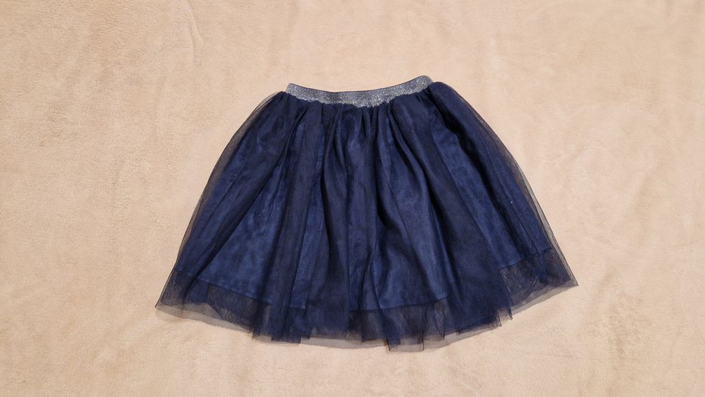 Spódnica tiulowa dziewczęca granatowa 122