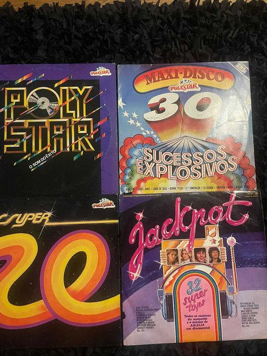 4 Discos vinil musicas portuguesas