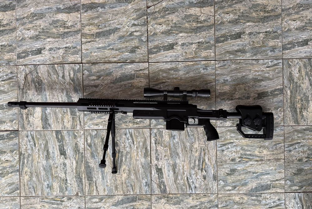 Дитяча гвинтівка з оптикою і сошками