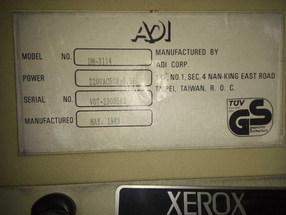 Monitor Xerox antigo