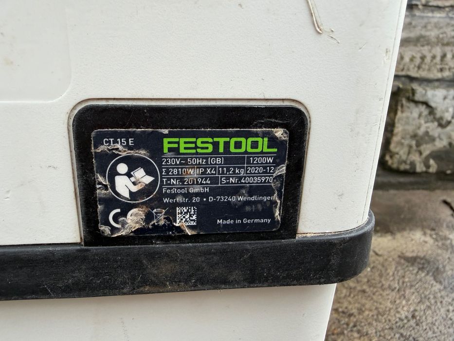 Festool CT 15 E/будівельний пилосос фестул 220в