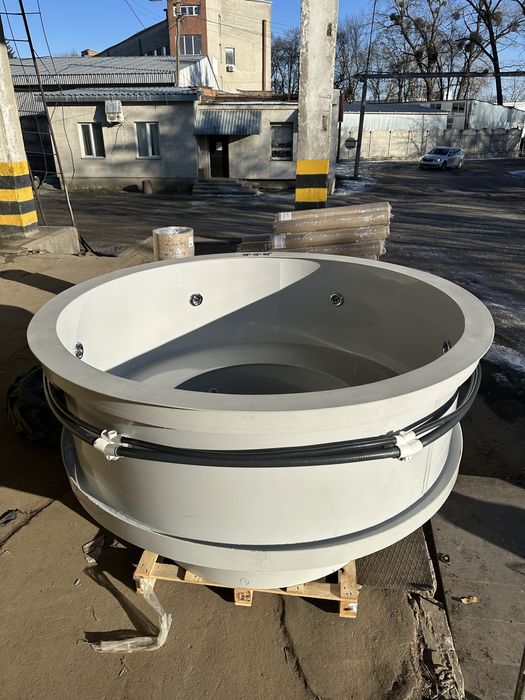 Чан круглий 190х100 на 4-6 осіб