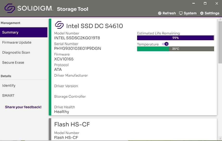 SSD диск 1.92TB SSD Intel D3-S4610-series