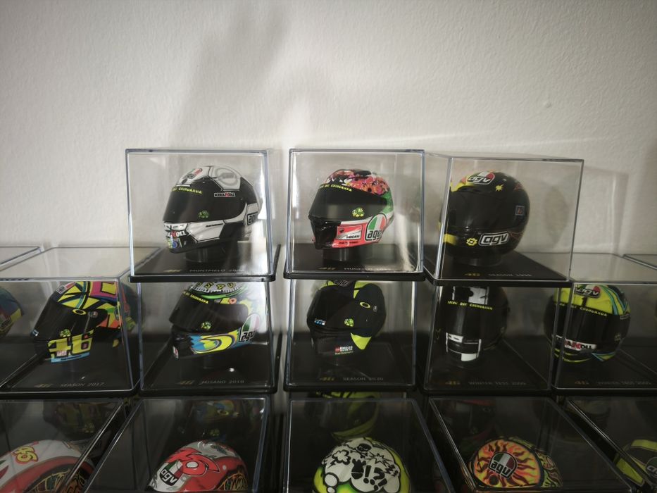 Capacetes de Valentino Rossi