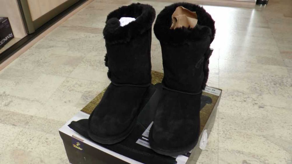 Buty zimowe typu saszki Tchibo czarne roz 39