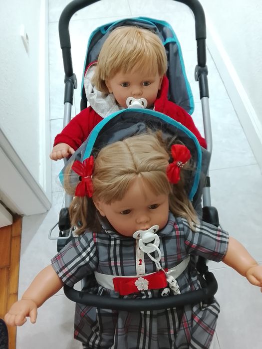 Bebê reborn e carrinho