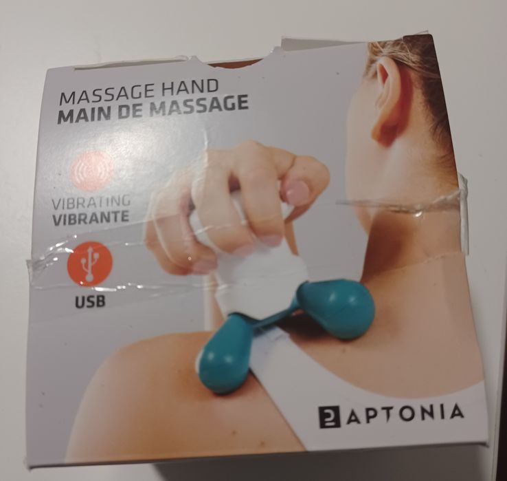 Aparelho massagem eletrónico vibratório - decathlon- novo64739151594754122