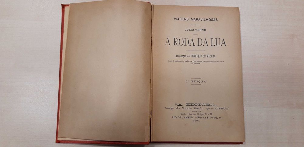 À roda da Lua - edição com 122 anos