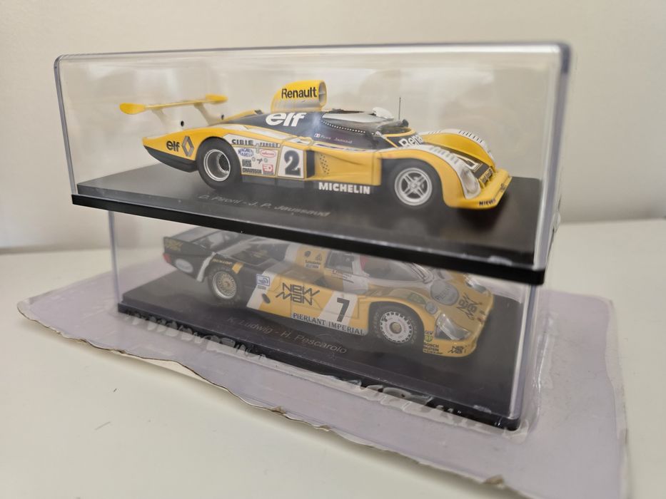 Le Mans 1/43 Porsche 956 e Renault A442B 1/43