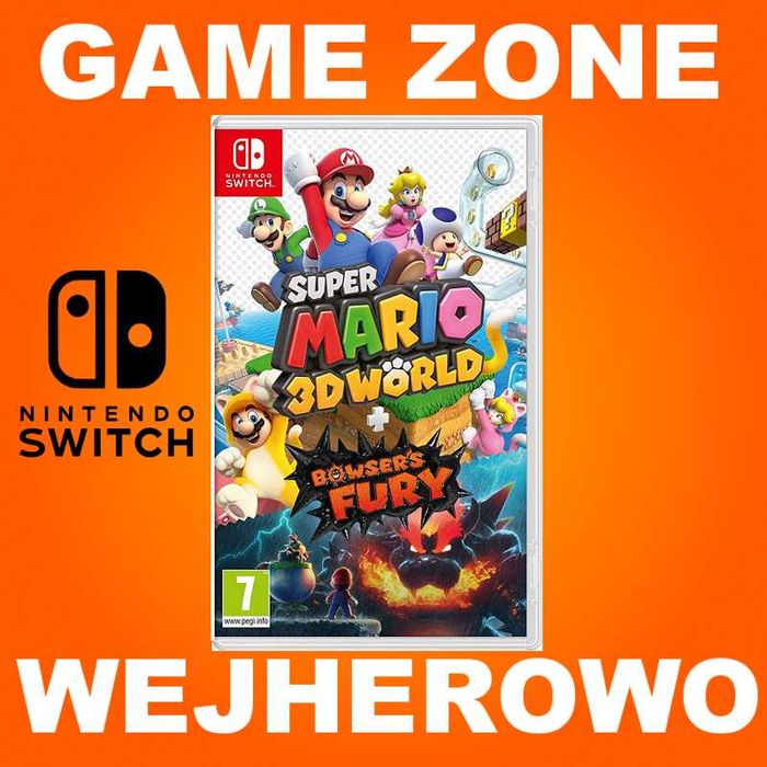 Super Mario 3D World + Bowser's Fury Nintendo Switch + Lite = 2 gry