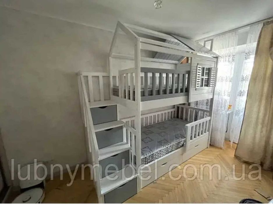 двохярусне ліжко від ПП ЛУБНИМЕБЛІ