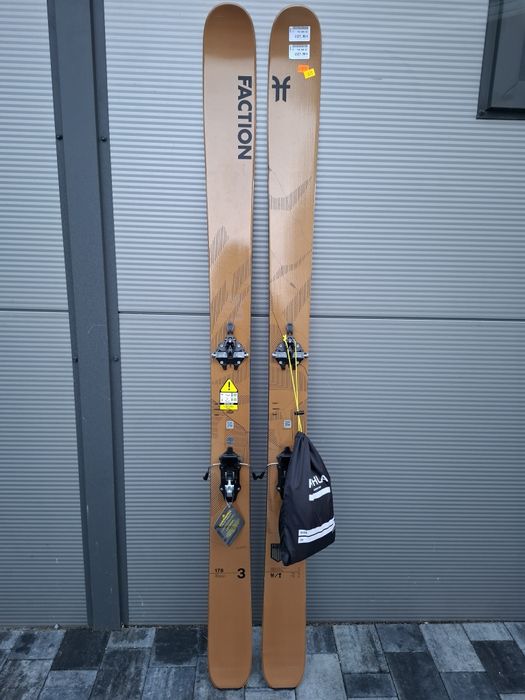 Zestaw skiturowy freeride Faction Agent 3 178 i 106 wiązanie atk foka