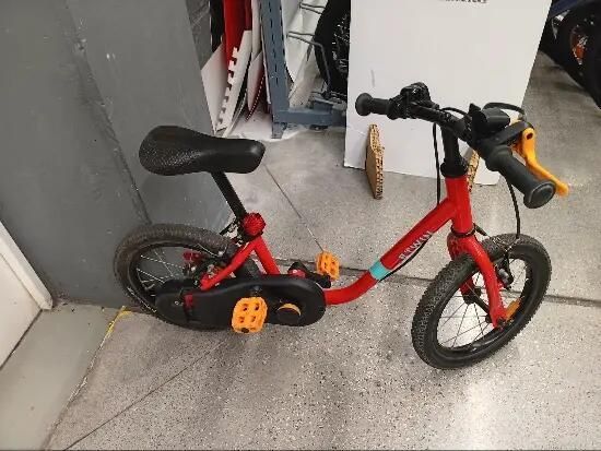 BICICLETA DE APRENDIZAGEM 2 EM 1 CRIANÇA 3-5 ANOS 14" DISCOVER 500