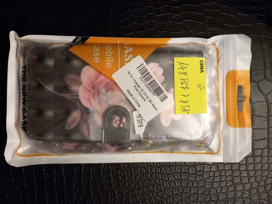 Etui z klapką do Huawei Y5 2019 wielokolorowy EFEKT 3D