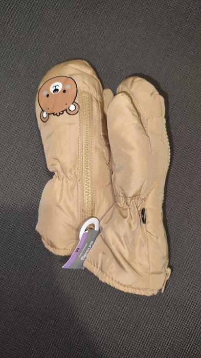 Рукавички з флісовою підкладкою 0-3 роки.