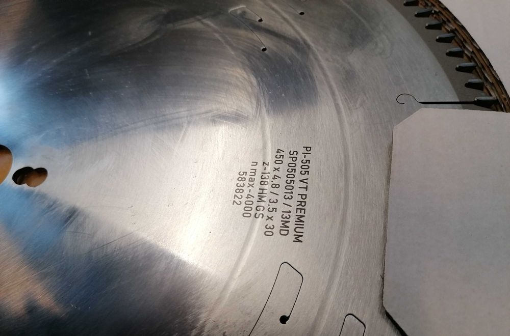 piła tarcza FABA Pl-505VT Premium 450x4,8/3,5/30 z = GS HW nowa