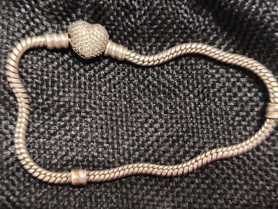 Браслет пандора з сердечком