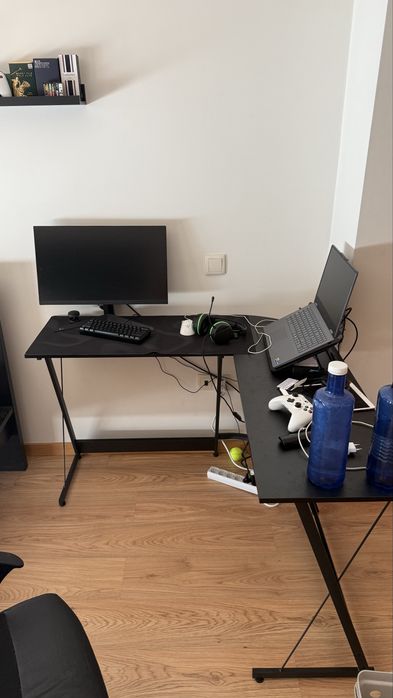 Mesa gaming em L 120x120