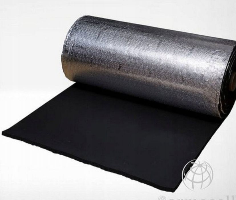 Mata wygłuszająca z klejem i aluminium 19 mm ,kamper