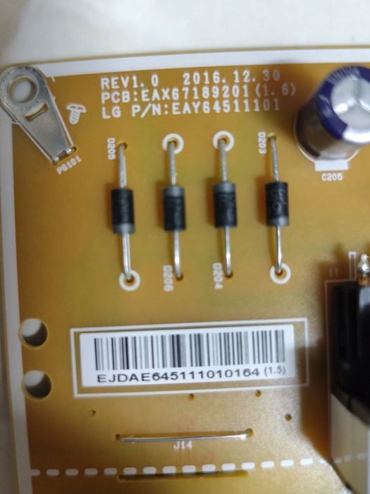 TV  LG 49UU661H.  peças