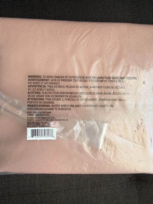 MAC kosmetyczka różowa cometics pouch