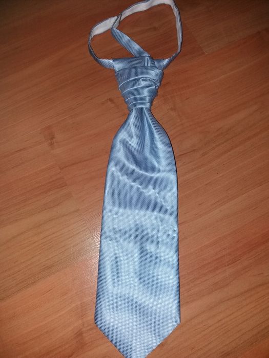 Musznik krawat błękitny do ślubu