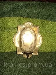 Старинный настенный бронзовый подсвечник из Великобритании
