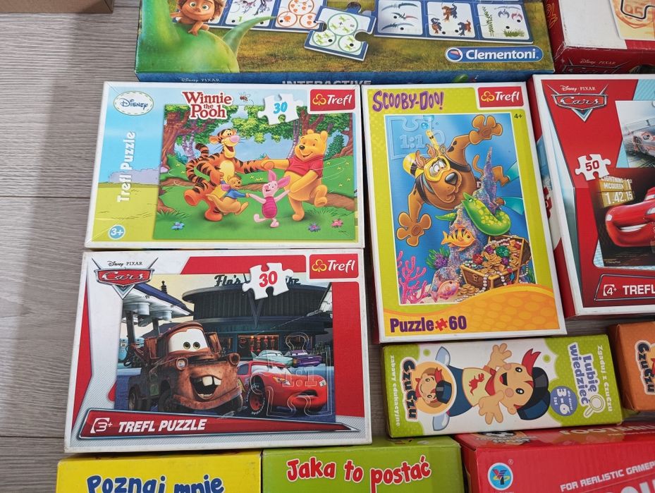 Gry, puzzle, zestaw