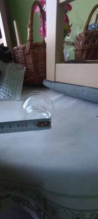 Szklany klosz do lampy naftowej