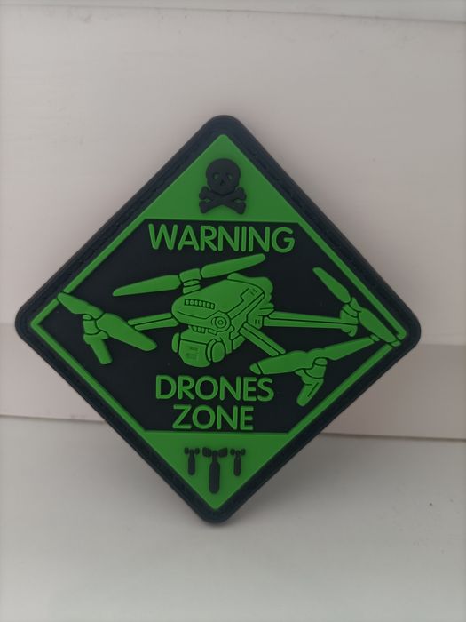 Nowa naszywka taktyczna - znak ostrzegawczy dla drona