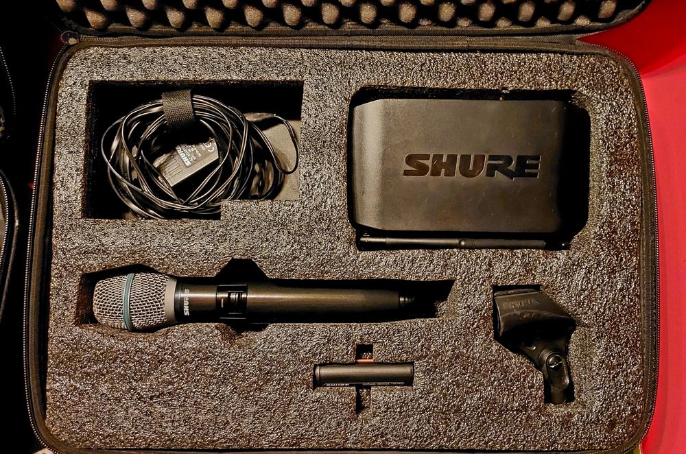 Microfone SHURE Beta 87A - Topo de Gama