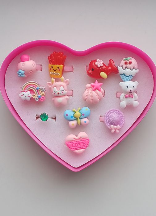 Бижутерія набір колечки для дівчинки 2,5-5  років