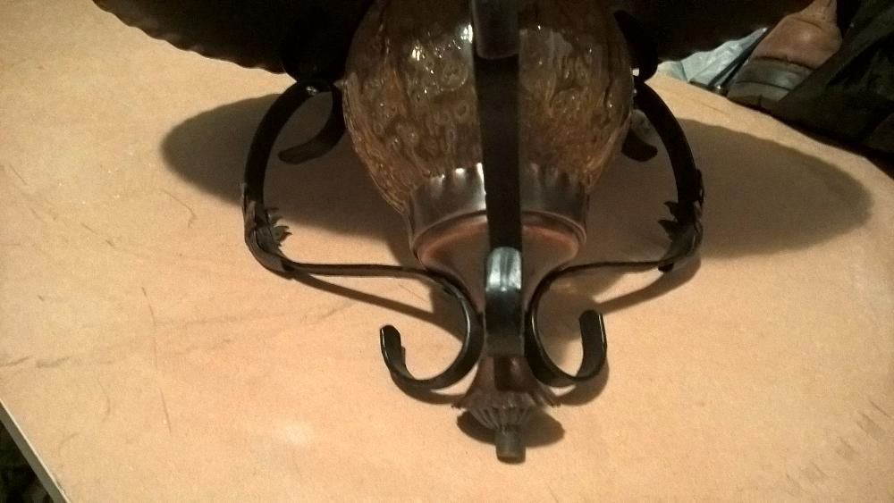 lampa mosiądz i brąz