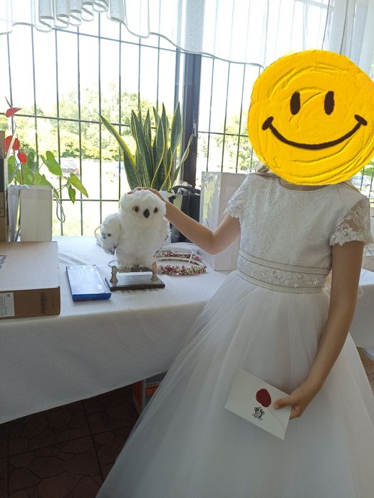 Sukienka komunijna zestaw