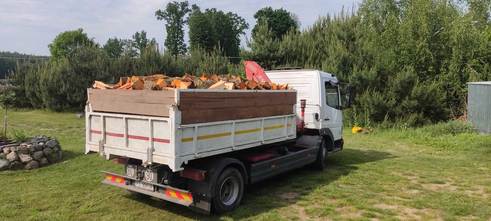 Drewno opałowe rąbane suche Olsza Brzoza Sosna Lipa Dowóz Na Wymiar