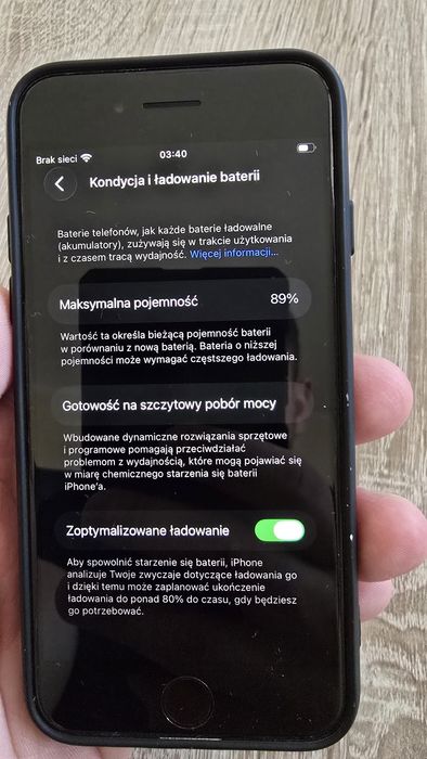 Apple iPhone SE gen 3 (2022) 64 Gb + ładowarka
