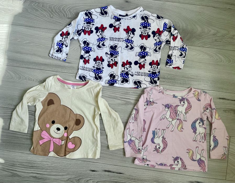 Paka ubranek dla dziewczynki 98/104