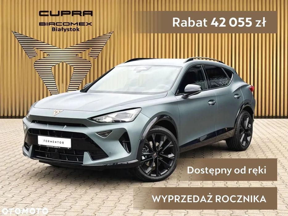 Cupra Formentor 2.0 204KM DSG 4Drive, Black Edition, Mat, Hak, "od ręki" Rabat 35255zł