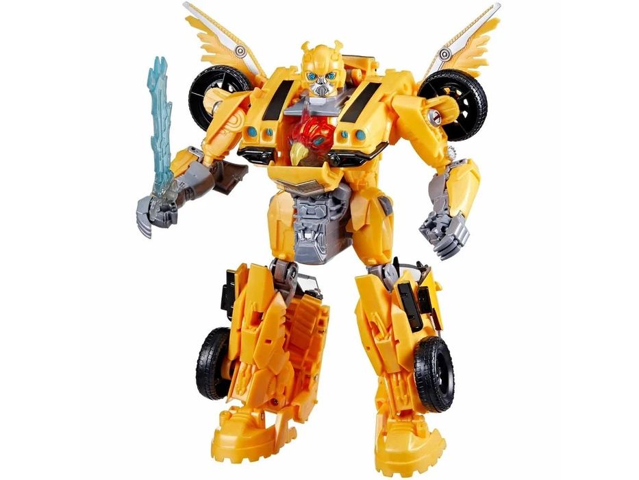 Figura Transformers - Optimus Prime / Bumblebee (com luz e som)