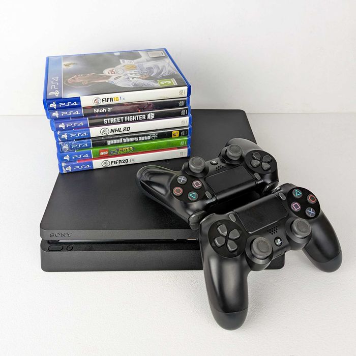 PS 4 Slim 500 Gb + геймпад, ігрова консоль Sony Playstation 4