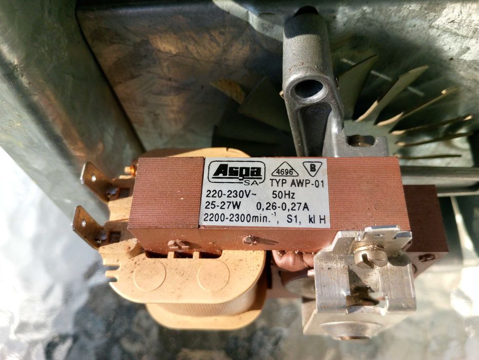 Kuchnia Amica - wentylator piekarnika