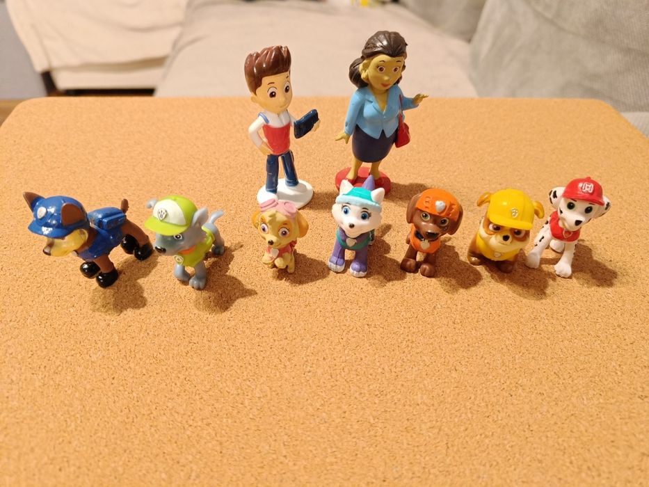 Zestaw nowe figurki na tort do piniaty psi patrol pani burmistrz ryder